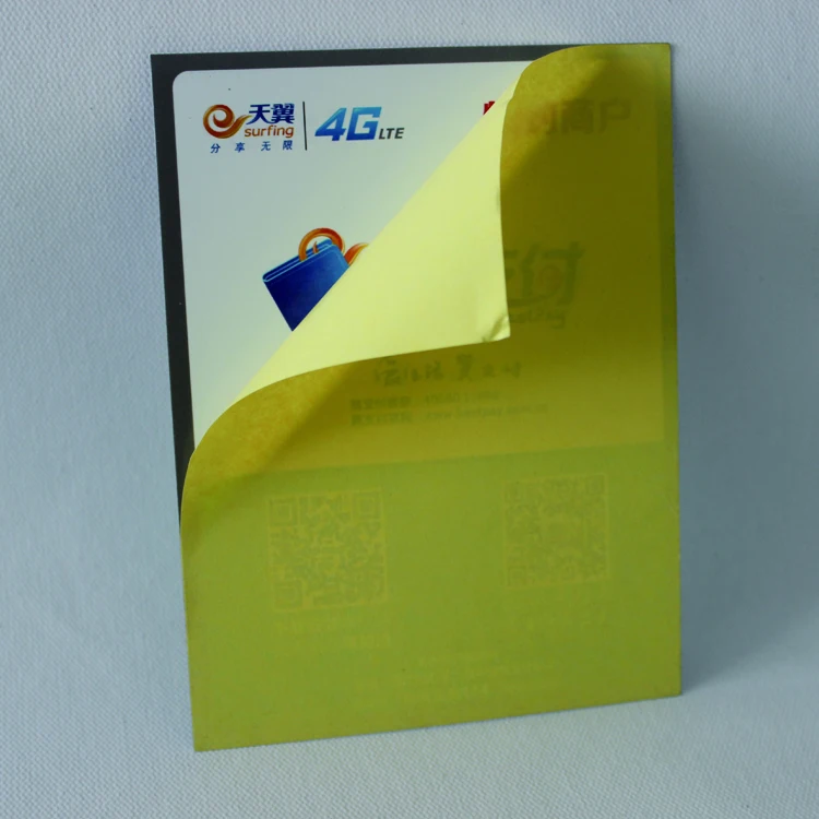 Excellent Custom permanent adhesive sticker label Factory direct sales
