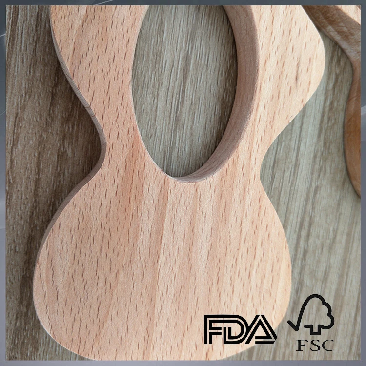 Деревянный Прорезыватель для зубов в виде медведя