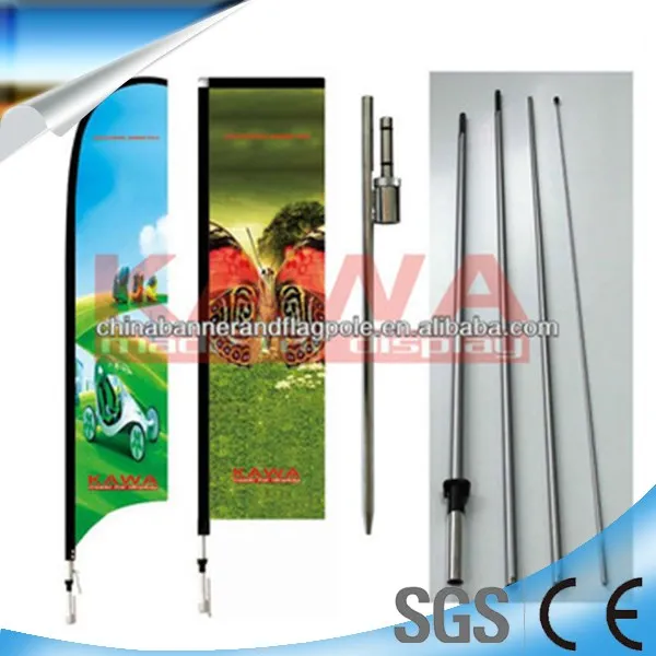 Customized Teardrop Event Banner for car exhibition show