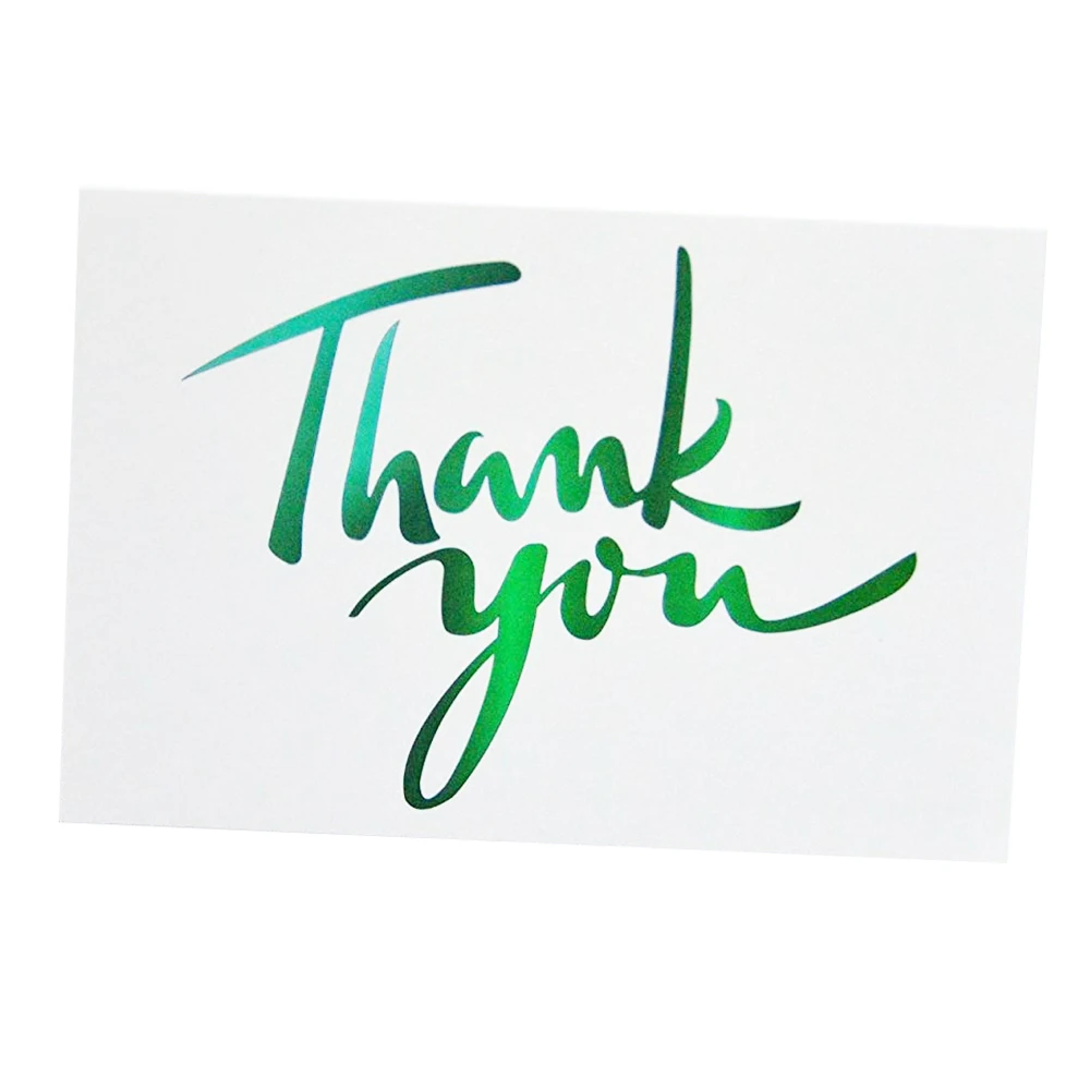 Business Anniversary Bridal Handpainted Wedding Greeting Customised Luxury Small Thank You Card