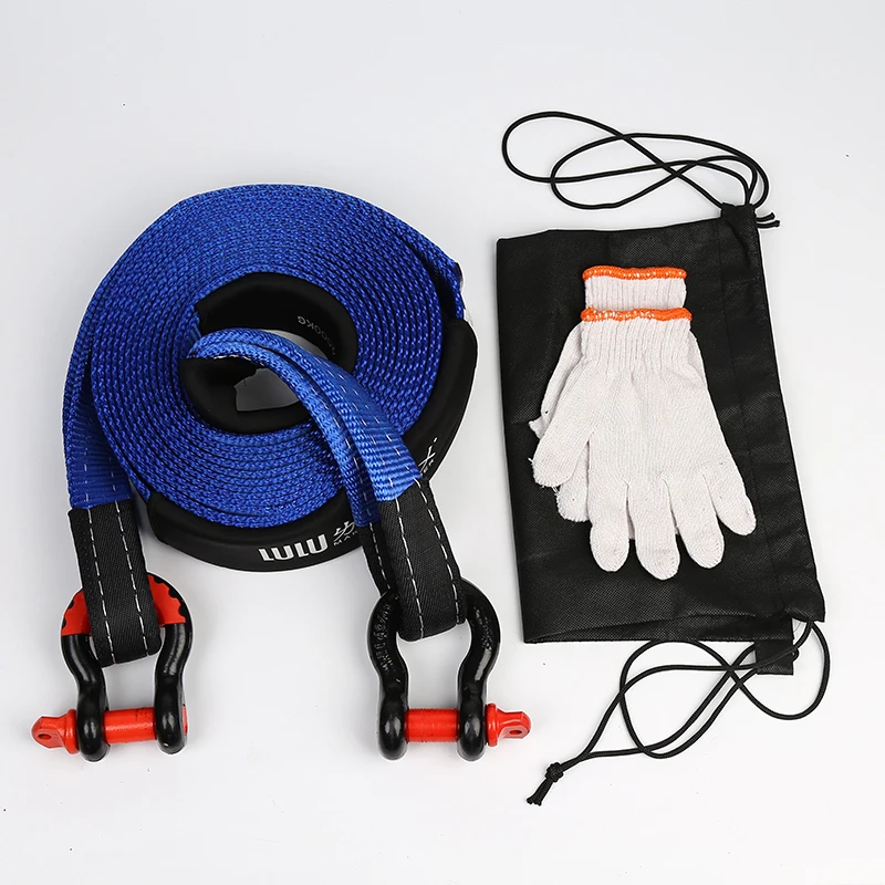 
Emergency Off Road Truck Accessories Custom Heavy Duty Recovery Tow Strap 3