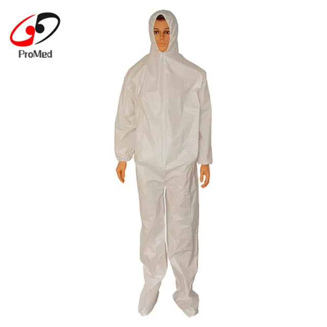 White microporous disposable work suits