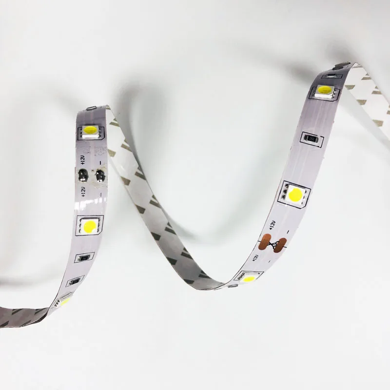 Hot sale led flexible strip light SMD5050 30leds per meter 12V flex strip light with 10mm PCB for decoration lighting