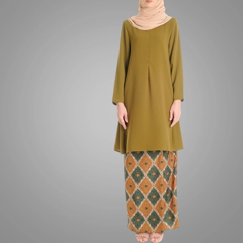 Cosy Malaysia Kebaya 2018 New Arrival Baju Kurung Kimono Abaya Simple Turkey Style Baju Malayu Popular Islamic Clothes In Muslim