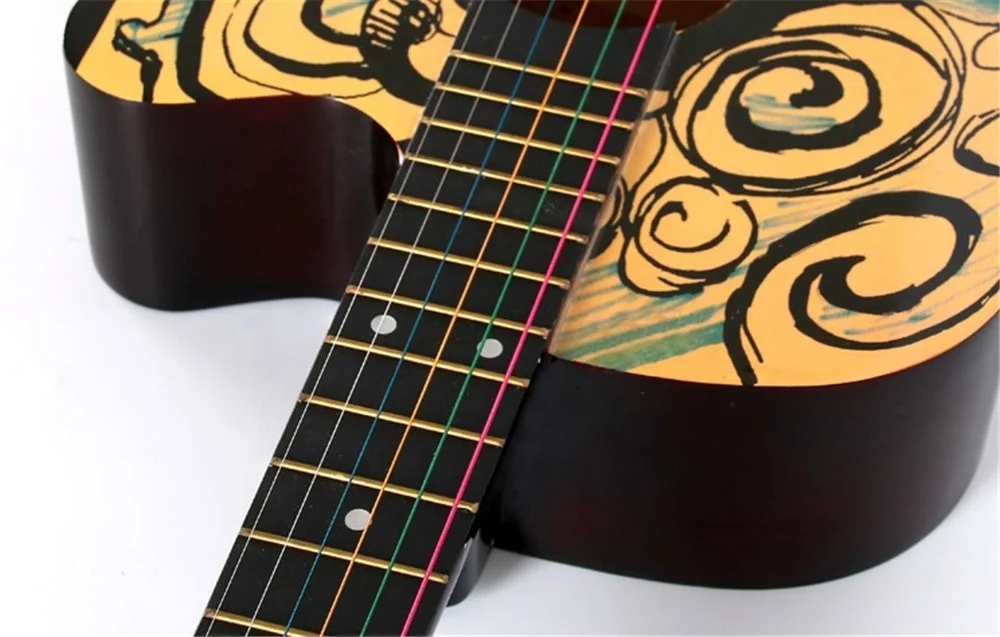 38 inch guitar color graph personality guitar beginner practice guitar student wholesale