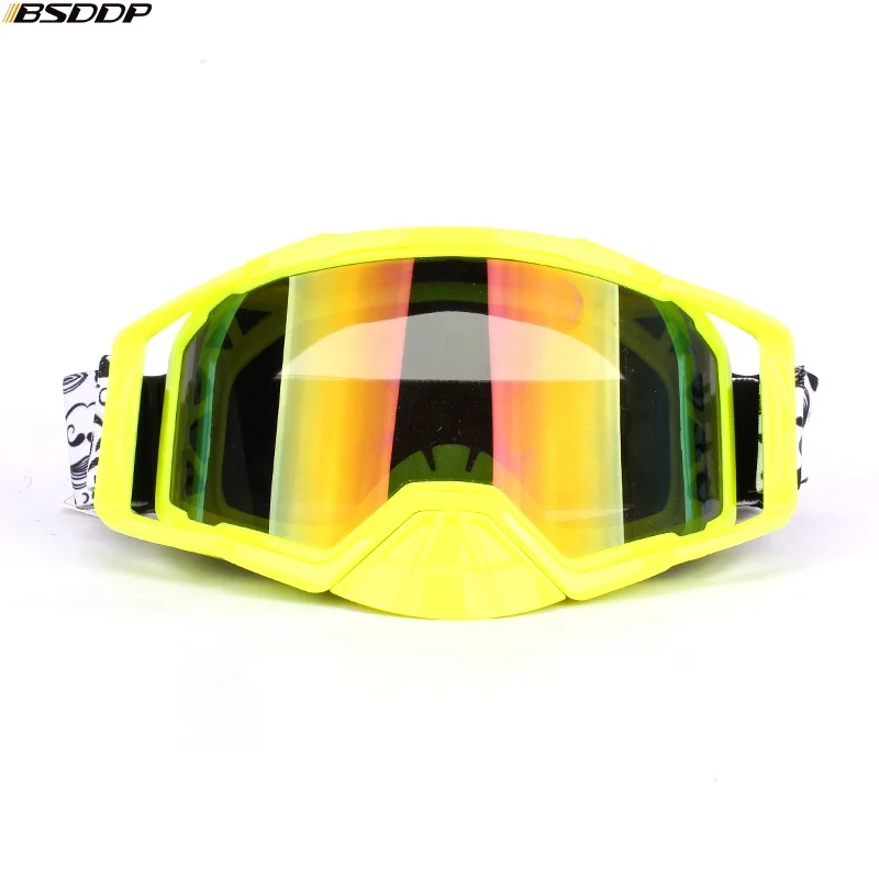 
Motor Motorcycle Ski Goggles Layers Anti UV Motocross Off-Road helmet Mask Glasses Bike Skiing Lens men women Black White Red 