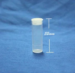 5ml Polypropylene Pharmacy Vials (Pill Containers) with snap cap, small sample vials