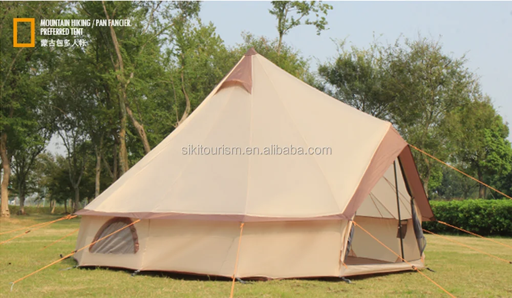 outdoor cotton waterproof canvas bell tent for sale