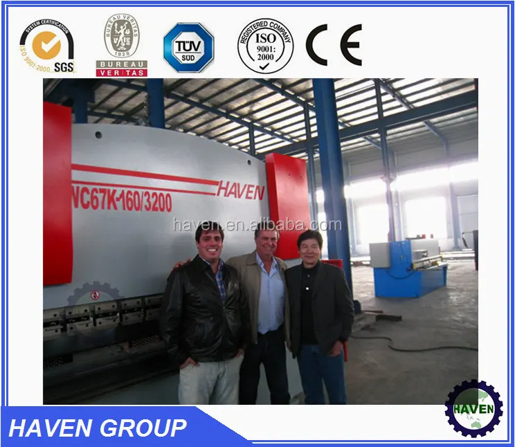 WC67Y series hydraulic press brake manufacture cnc hydraulic sheet metal press brake  WC67Y-80/3200 Brake Bending Machine