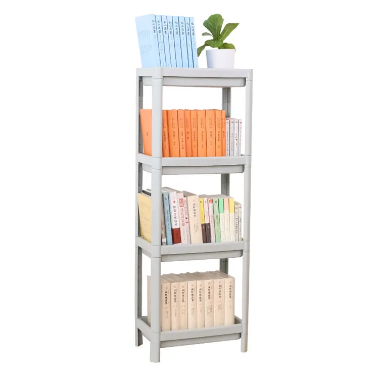 Kids Portable Bookshelf Plastic Book Shelf book cabinet  household rack