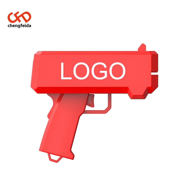 
Red Super Money Gun Money Rain Drop Gun, Paper Playing Money Gun 