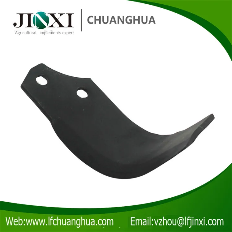 
 China Jinxi factory L type maschio rotovator blade cultivation reaper blade  
