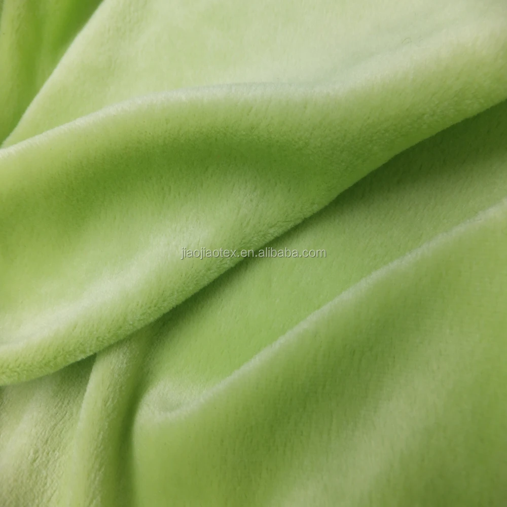 weft Knitted velour Fabric, Blanket Fabric