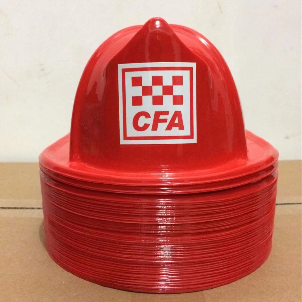 Fire Chief Party CFA plastic KIDS FIREMAN HAT (60600132776)