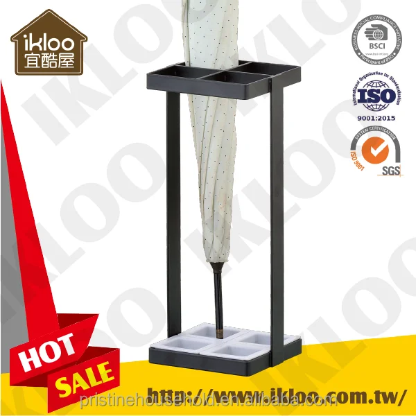 Портативное домашнее хранилище Amazon, оптовая продажа бытовых мелочей, черный дизайнерский комнатный влажный держатель зонта