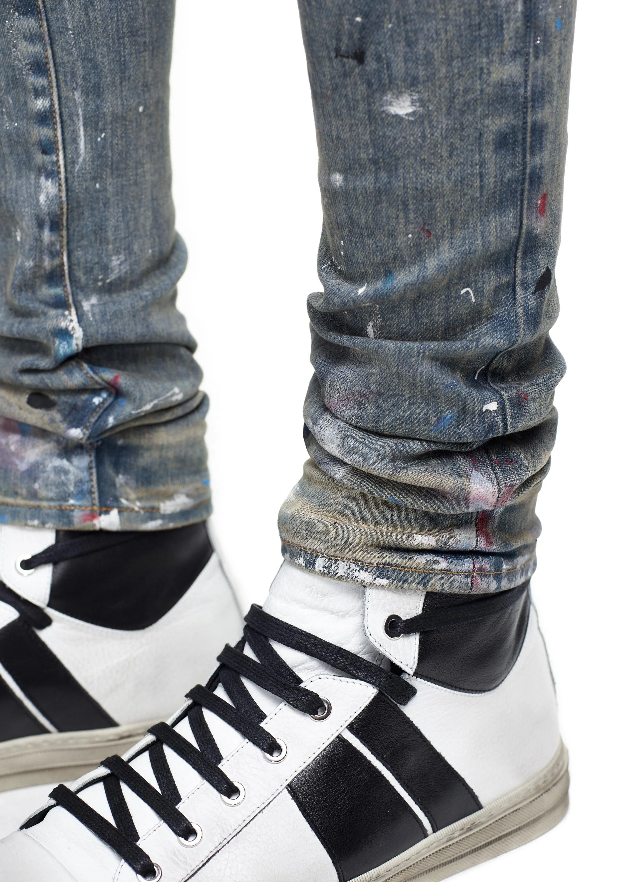 OEM 2019 designer bulk wholesale china pants men skinny paint jeans men