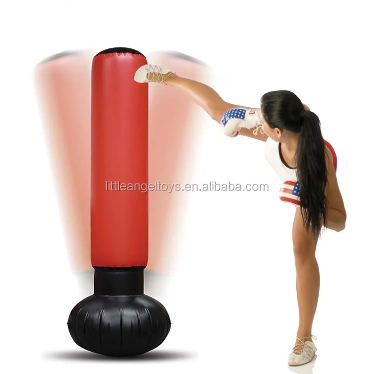 D07 Inflatable Sand Filled Free Standing Boxing Bag  durable PVC made inflatable swimming pool toys