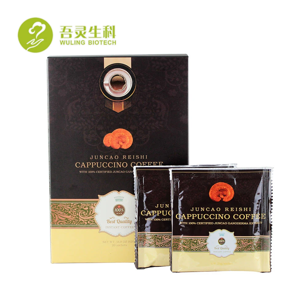 Wholesale  Ganoderma Mushroom Slimming coffee Coffee With Organic Reishi Extract