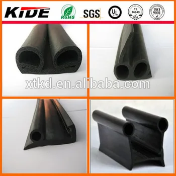 Solid P shaped rubber gasket cold room door seal