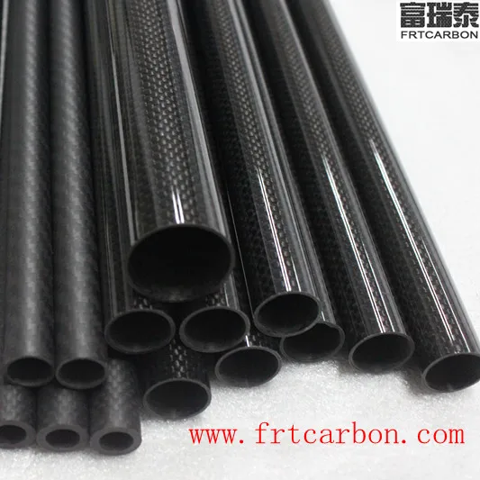 
25mm 3k carbon fiber epoxy tube pipe 15mm, 12mm,50mm made in China 