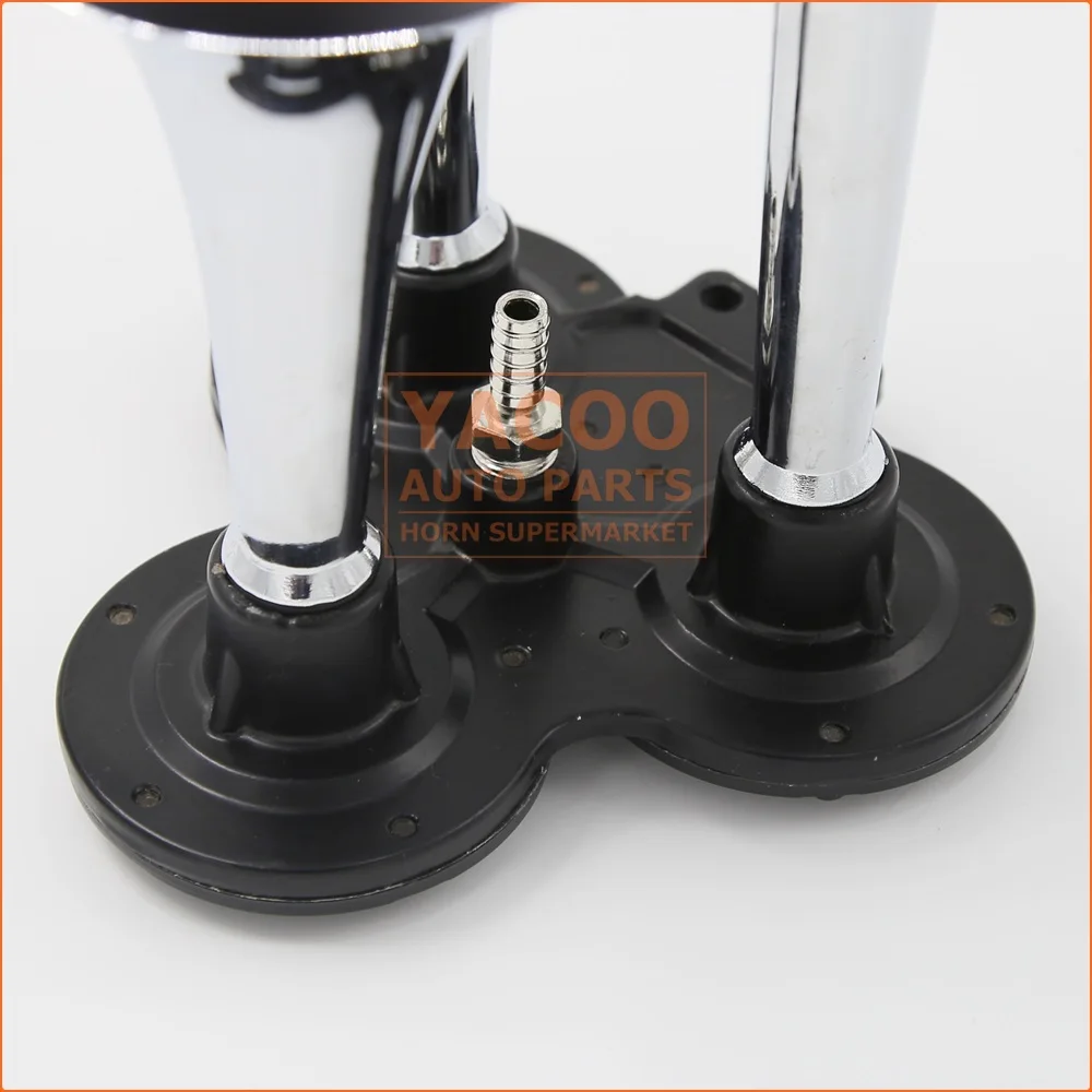 12v 24v Three Trumpets Loud Small Truck Bus Horn Speaker Manufacturers Air Horn by Pump Set Compressor Pressure