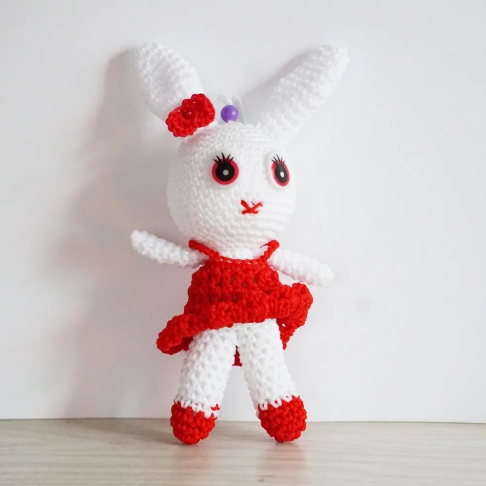 Best selling Crochet small plush super cheap toys rabbit plush toy