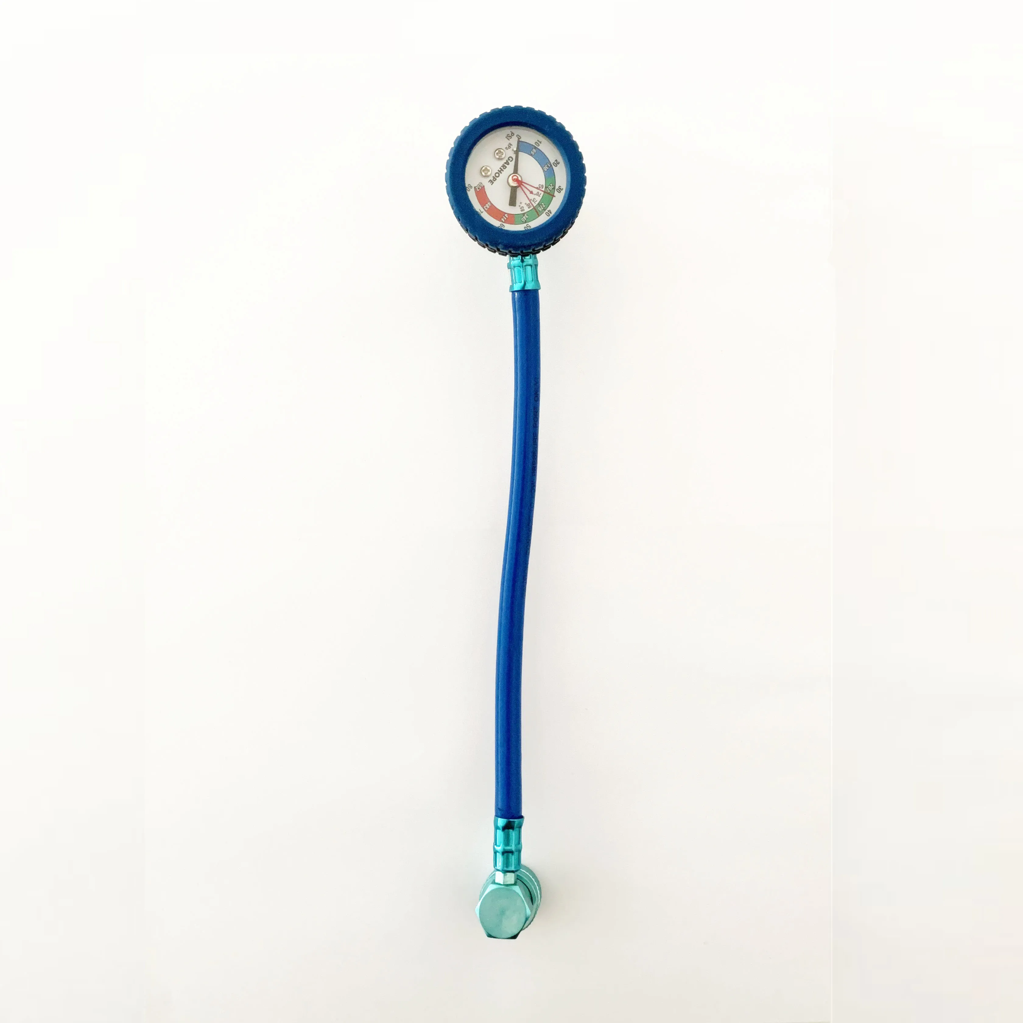 R134a Recharge Hose R134A Car AC Refrigerant Charge Hose Kit Recharge Hose with Gauge,A/C 1/2 Recharge Measuring Kit Can