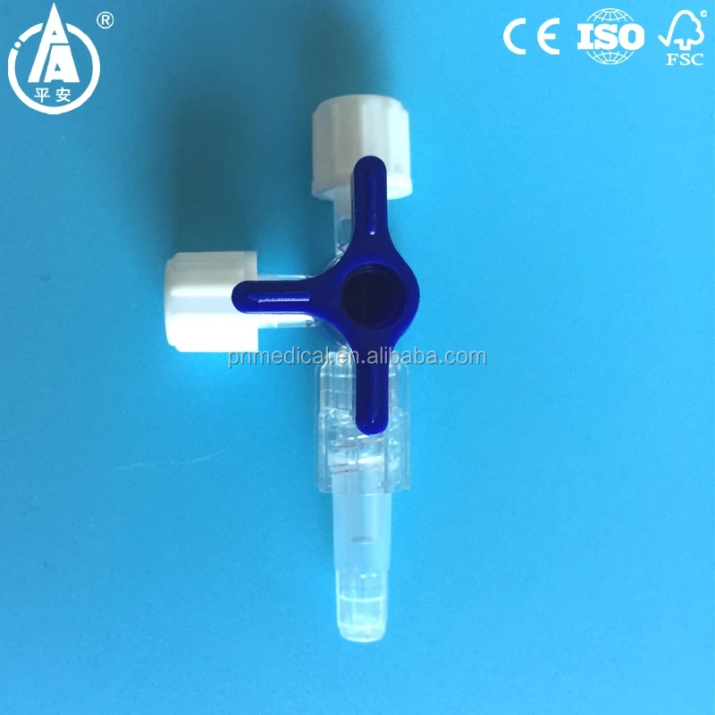 High quality plastic three 3 way stopcock with luer lock