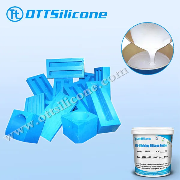 Liquid Raw Material of Silicone Molds for Concrete Mold Making Silicone Rubber Compound RTV 2 Silicone
