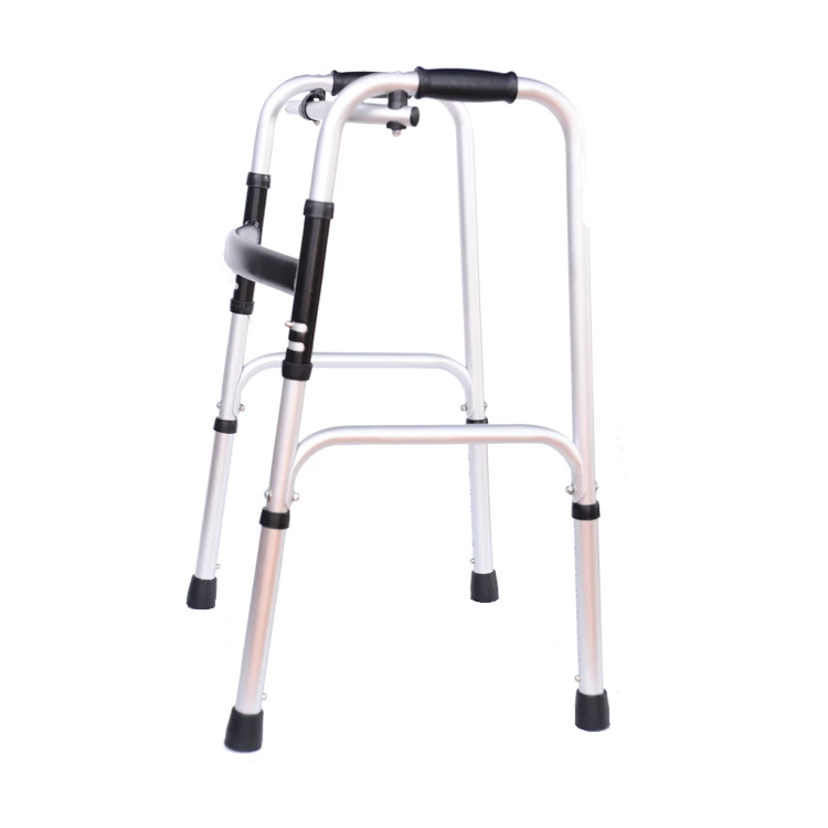 Medical aluminium folding walker for the disabled people