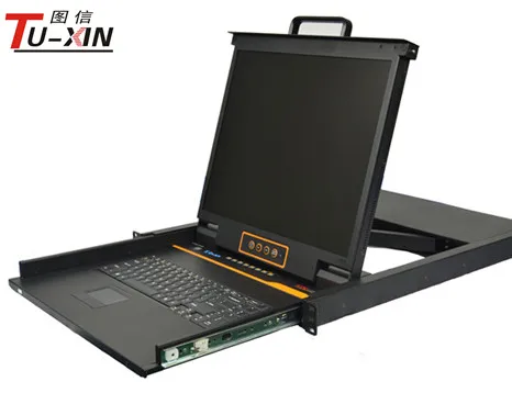 
1U USB&PS2 cable VGA 8 port 19 inch LCD KVM switch 
