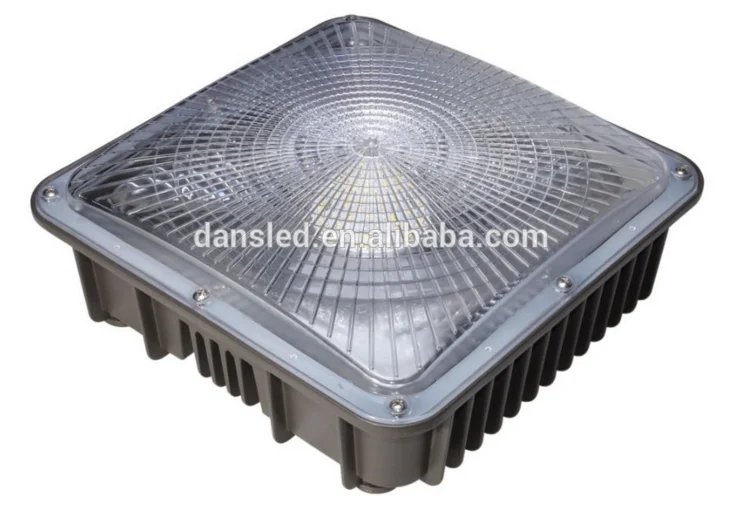 
CE ETL DLC EMC certificate 40w 60w 80w 100w 120w High quality gas station canopy manufacturers retrofit led canopy light 