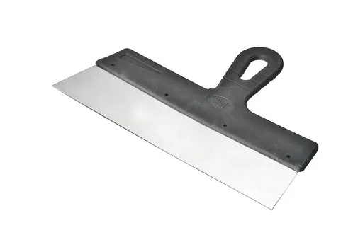 Wide matel putty knife carbon steel scraper with plastic handle