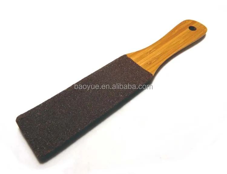 New stylish Bamboo body foot file with sands around
