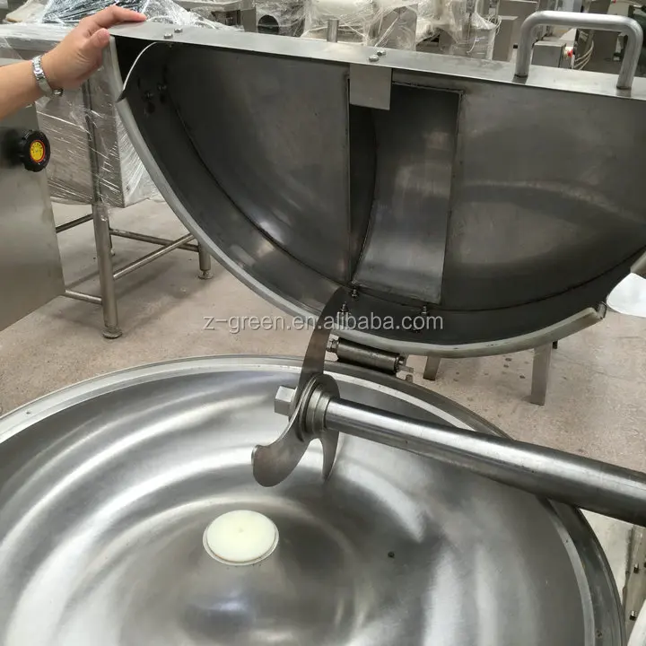 High speed meat bowl chopper mixer for sausage stuffing