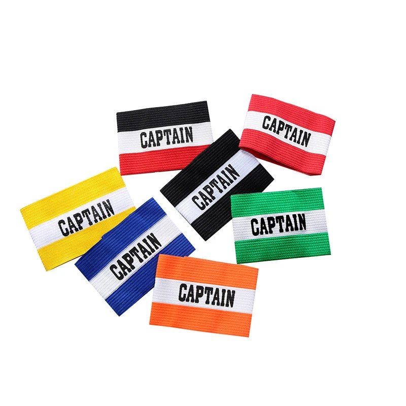 Custom Elastic Sport Soccer Captain Armband Bright Color Football Captain Armband