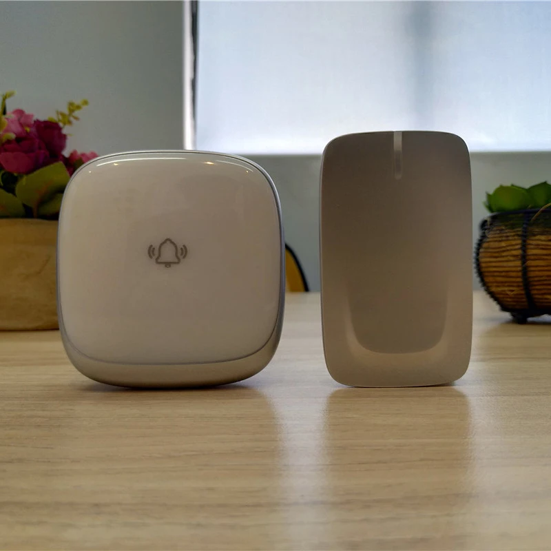 Светодиодный дверной звонок, кинетический промышленный беспроводной водонепроницаемый громкий звуковой звонок