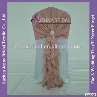 C304a1шифоновый тканевый чехол для стула с кудрявым ивовым поясом