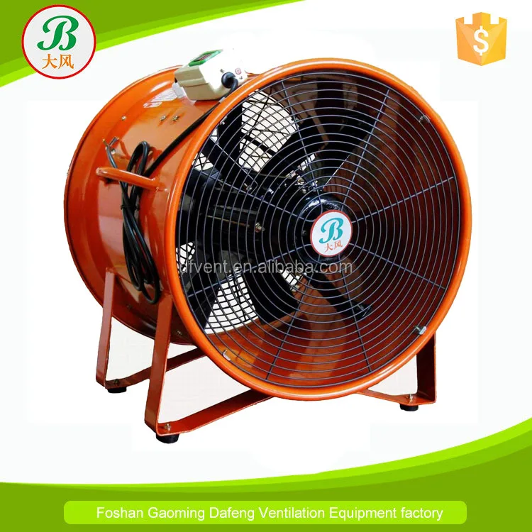 450mm 220V/50Hz Super speed axial fan portable ventilator