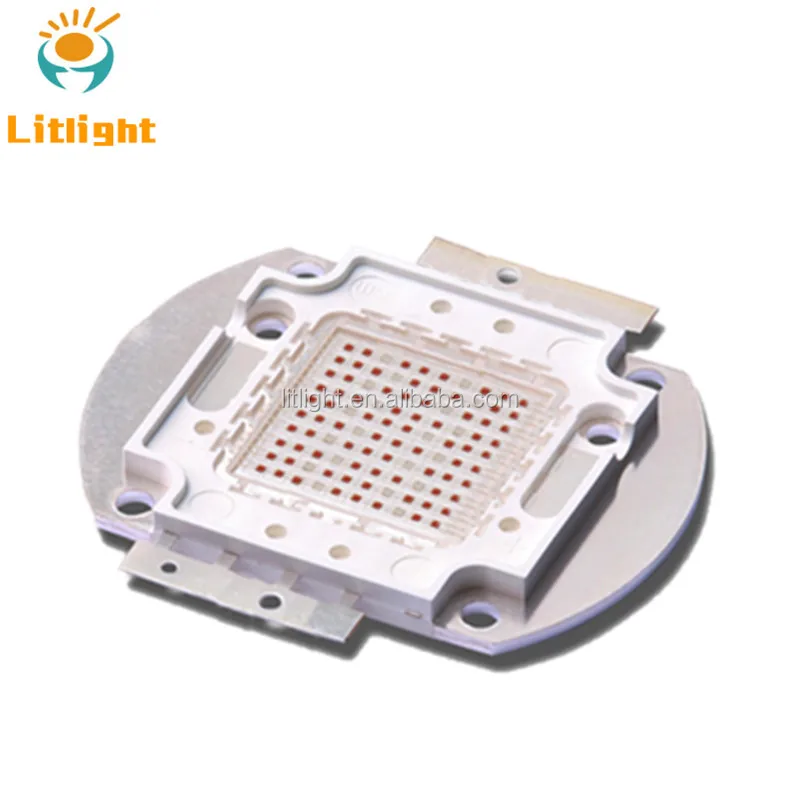 High Power 30W 50W 100 watt  Chip Bi color 660nm 460nm 4:1 Red+Blue 100W COB LED Module for plant grow lamp