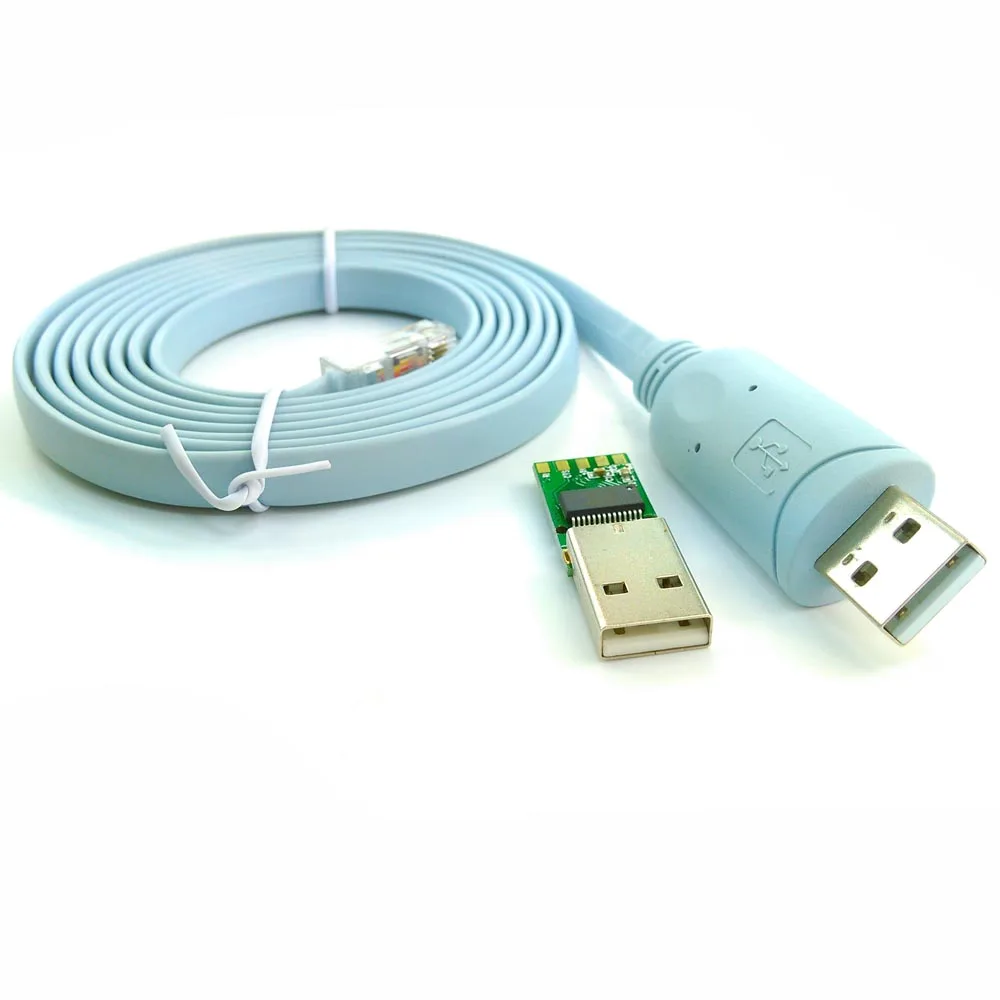 FT232+ZT213 USB RS232 to RJ45 cable, USB console cable