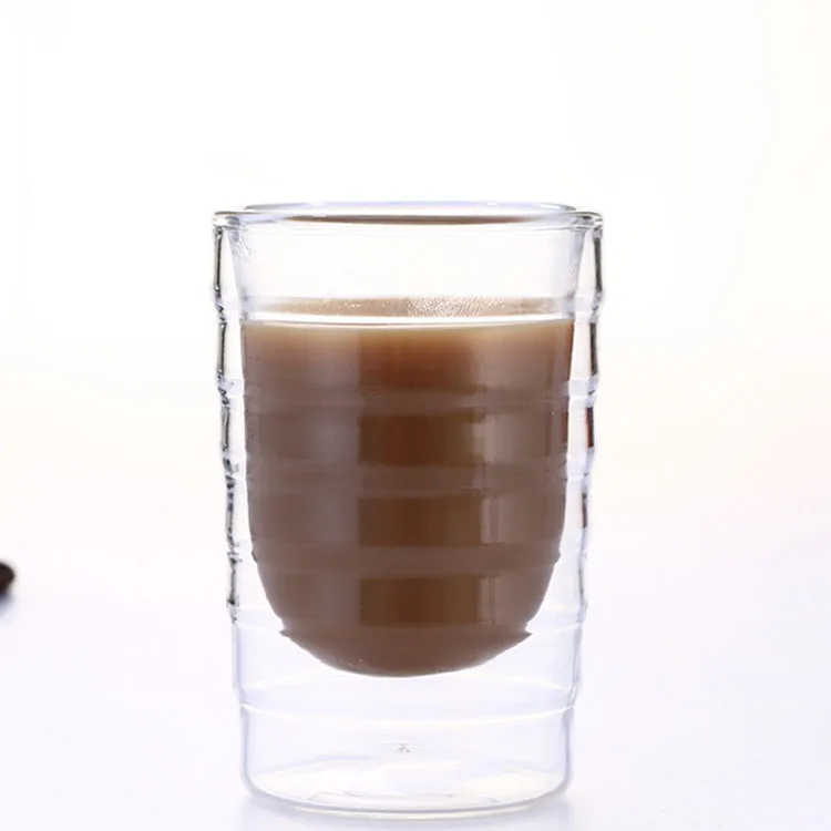 High Quality Borosilicate Glass Coffee Three Capacity Clear Glass Tea Cup