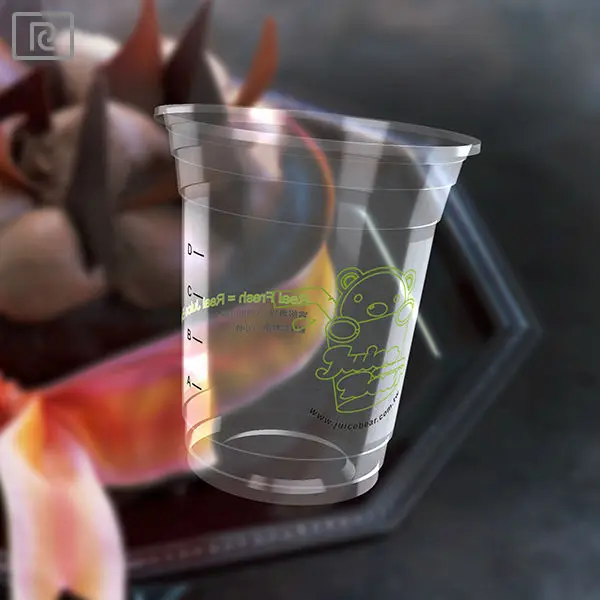 
T-PP2-P 10oz 12oz 14oz 15oz 16oz 17oz 20oz 24oz PET cup killer custom printed disposable transparent plastic PP cups 