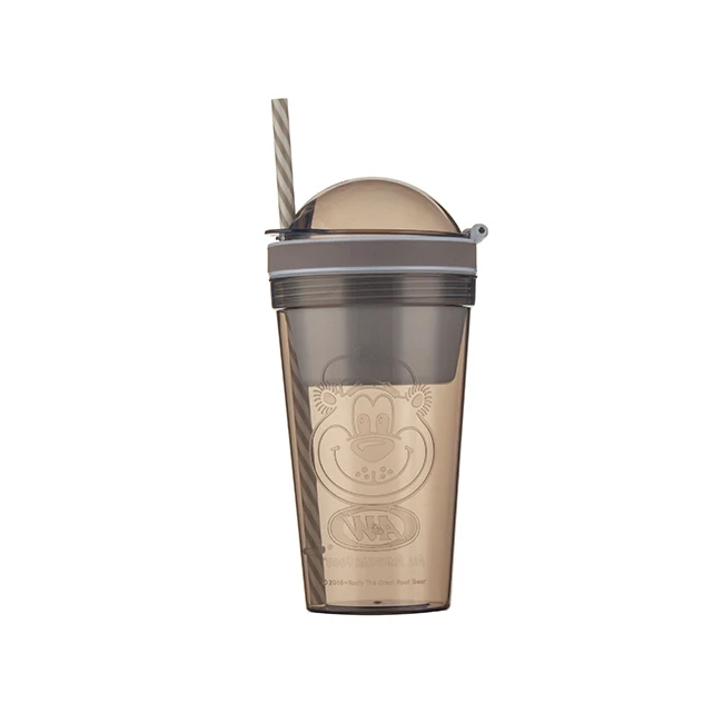 New style acrylic tumbler lid snack plastic mug with low price