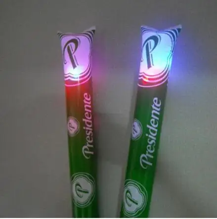 
hot selling promotional various color LED thunderstick hand clap noise maker 