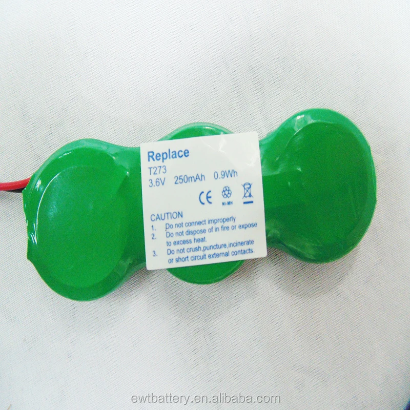 3.6V 40mAh nimh rechargeable button coin cell battery