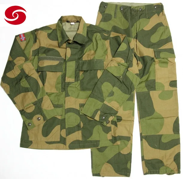 Norway Military Camouflage Army tactical BDU Uniform