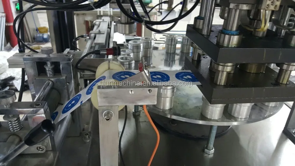 
5 gallon water cap labeling sealing machine 