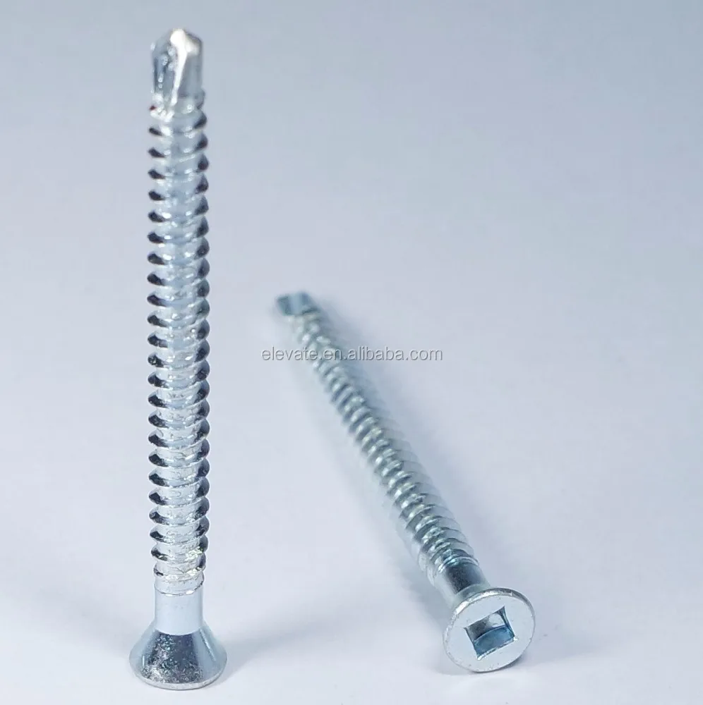 Trim Head Square Drive, BSD Thread Self Drilling Screw