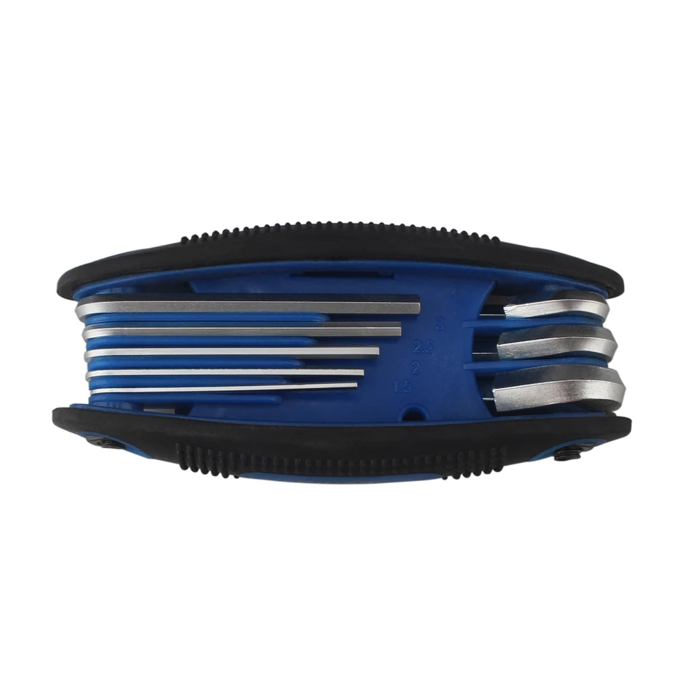 8pc folding allen hex key set.star TORX ALLEN key wrench set(T9-T40)